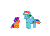 Size: 550x400 | Tagged: safe, artist:docwario, imported from derpibooru, rainbow dash, scootaloo, pegasus, pony, animated, asdfmovie, duo, female, filly, frame by frame, mare, perfect loop, puffy cheeks, puking rainbows, rainbow, scootabuse, scootobsession, simple background, squick, vomit, wat, white background