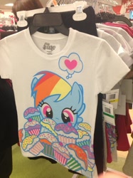 Size: 500x667 | Tagged: safe, imported from derpibooru, rainbow dash, cupcake, irl, merchandise, official, photo, rainbow and cupcakes