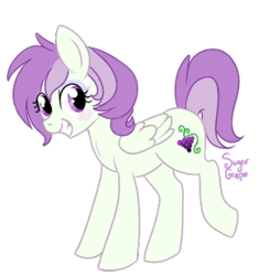 Size: 290x309 | Tagged: safe, artist:lulubell, imported from derpibooru, sugar grape, simple background, transparent background