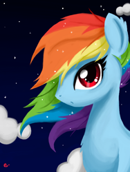 Size: 512x680 | Tagged: safe, artist:silvercommando, imported from derpibooru, rainbow dash, pony, female, solo, windswept mane