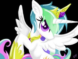 Size: 640x480 | Tagged: safe, artist:silvercommando, imported from derpibooru, princess celestia, pony, female, solo, young