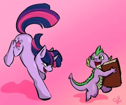 Size: 1280x1071 | Tagged: safe, artist:emotigonecrazy, imported from derpibooru, spike, twilight sparkle