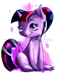 Size: 400x483 | Tagged: safe, artist:marshmellowcannibal, imported from derpibooru, twilight sparkle, female, solo