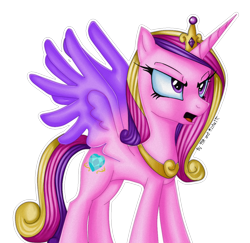 Size: 1134x1100 | Tagged: safe, artist:antych, imported from derpibooru, princess cadance, alicorn, pony, female, mare, solo