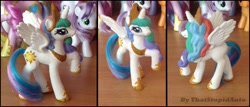 Size: 2558x1092 | Tagged: safe, artist:antych, imported from derpibooru, princess celestia, custom, customized toy, female, irl, photo, toy