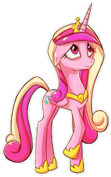 Size: 789x1259 | Tagged: safe, artist:antych, imported from derpibooru, princess cadance, alicorn, pony, female, mare, solo
