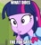 Size: 480x517 | Tagged: safe, imported from derpibooru, twilight sparkle, equestria girls, caption, female, image macro, solo, the fox, what does the fox say?, ylvis