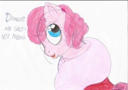 Size: 900x637 | Tagged: safe, artist:petitange1, imported from derpibooru, pinkie pie, female, solo