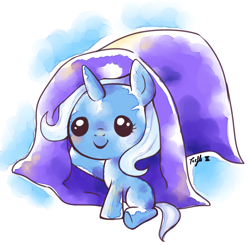 Size: 1900x1864 | Tagged: safe, artist:trefleix, imported from derpibooru, trixie, pony, baby, baby pony, female, filly, foal, solo