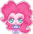 Size: 61x63 | Tagged: safe, artist:heartage, imported from derpibooru, pinkie pie, equestria girls, female, pixel art, solo