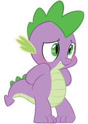 Size: 853x1207 | Tagged: safe, artist:acstlu, imported from derpibooru, spike, dragon, baby, baby dragon, blushing, cute, embarrassed, fangs, green eyes, male, scales, simple background, solo, spikabetes, transparent background, vector