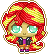 Size: 48x54 | Tagged: safe, artist:heartage, imported from derpibooru, sunset shimmer, equestria girls, female, pixel art, solo