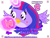 Size: 1019x784 | Tagged: dead source, safe, artist:meganlovesangrybirds, imported from derpibooru, twilight sparkle, alicorn, bird, pony, angry birds, birdified, book, female, horn, horned bird, magic, mare, reading, solo, species swap, twilight sparkle (alicorn)