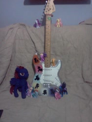 Size: 720x960 | Tagged: safe, artist:nightswind, imported from derpibooru, applejack, fluttershy, pinkie pie, rainbow dash, rarity, twilight sparkle, guitar, mane six
