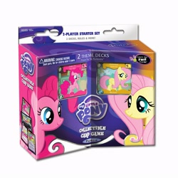 Size: 1600x1599 | Tagged: safe, imported from derpibooru, fluttershy, pinkie pie, ccg, enterplay, mlp trading card game