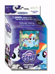 Size: 1195x1600 | Tagged: safe, imported from derpibooru, rainbow dash, rarity, ccg, enterplay, mlp trading card game