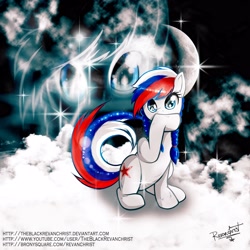 Size: 3000x3000 | Tagged: safe, artist:theblackrevanchrist, imported from derpibooru, oc, oc only, oc:marussia, mascot, nation ponies, russia, solo