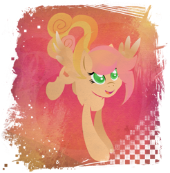 Size: 901x916 | Tagged: safe, artist:rariedash, imported from derpibooru, oc, oc only, oc:peaches dawn, pegasus, pony, cutie mark, female, hooves, lineless, mare, open mouth, solo, spread wings, wings