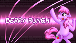 Size: 1920x1080 | Tagged: safe, artist:deyogee, imported from derpibooru, berry punch, berryshine, female, solo, wallpaper