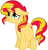 Size: 999x1030 | Tagged: safe, imported from derpibooru, sunset shimmer, pony, unicorn, female, floppy ears, mama sunset, pregnant, pregnant edit, simple background, smiling, solo, standing, vector, white background