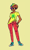 Size: 540x900 | Tagged: safe, artist:kicksatanout, imported from derpibooru, rainbow dash, human, dark skin, female, humanized, moderate dark skin, solo