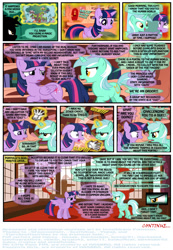 Size: 743x1074 | Tagged: safe, artist:invisibleguy-ponyman, artist:ponymaan, imported from derpibooru, lyra heartstrings, twilight sparkle, twilight sparkle (alicorn), alicorn, pony, comic:by skywalker's hand, comic, female, mare