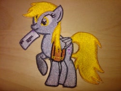 Size: 1024x768 | Tagged: safe, artist:ethepony, imported from derpibooru, derpy hooves, pegasus, pony, embroidery, female, mare, patch