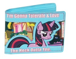 Size: 1001x787 | Tagged: safe, imported from derpibooru, twilight sparkle, female, love and tolerate, merchandise, solo, wallet