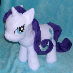 Size: 847x837 | Tagged: safe, artist:bladespark, imported from derpibooru, rarity, irl, photo, plushie, solo
