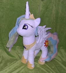 Size: 1200x1319 | Tagged: safe, artist:bladespark, imported from derpibooru, princess celestia, irl, photo, plushie, solo