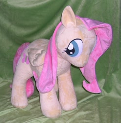 Size: 1000x1011 | Tagged: safe, artist:bladespark, imported from derpibooru, fluttershy, irl, photo, plushie, solo