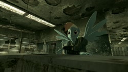 Size: 1280x720 | Tagged: safe, imported from derpibooru, screencap, rainbow dash, anthro, 3d, fallout: new vegas