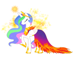 Size: 9600x7800 | Tagged: safe, artist:deldiz, imported from derpibooru, princess celestia, pony, absurd resolution, clothes, dress, eyes closed, female, mare, raised hoof, simple background, solo, transparent background, vector