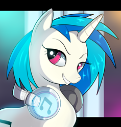 Size: 1681x1774 | Tagged: safe, artist:skyart301, artist:skyline19, imported from derpibooru, vinyl scratch, female, headphones, solo