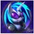 Size: 790x794 | Tagged: safe, artist:14-bis, imported from derpibooru, dj pon-3, vinyl scratch, pony, unicorn, bust, female, headphones, looking at you, portrait, red eyes, smiling at you, solo