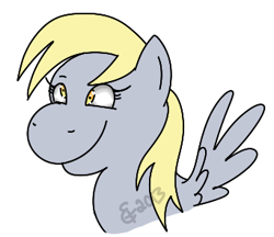 Size: 342x295 | Tagged: safe, artist:lissyannechan, imported from derpibooru, derpy hooves, pegasus, pony, female, mare, solo