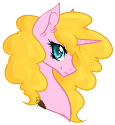 Size: 582x629 | Tagged: safe, artist:haventide, imported from derpibooru, oc, oc only, oc:coco heart, pony, unicorn, bust, colored pupils, female, mare, solo