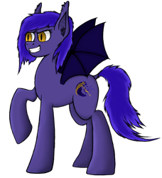 Size: 600x657 | Tagged: safe, artist:tsundancer, imported from derpibooru, oc, oc only, bat pony, pony, fallout equestria, opliptera, solo, tabletop game