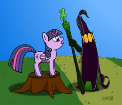 Size: 963x830 | Tagged: safe, artist:hectorbector11, imported from derpibooru, twilight sparkle, alicorn, pony, crossover, dota 2, female, mare, rubick, twilight sparkle (alicorn)
