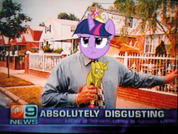 Size: 600x450 | Tagged: safe, imported from derpibooru, twilight sparkle, absolutely disgusting, disgusted, meme, twiface, twilight scepter