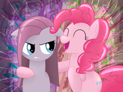 Size: 1024x768 | Tagged: safe, artist:4shapr, imported from derpibooru, pinkie pie, duality, female, pinkamena diane pie, solo