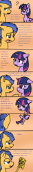 Size: 376x1976 | Tagged: safe, artist:twithehedgehog, imported from derpibooru, flash sentry, twilight sparkle, cargo ship, comic, crack shipping, female, flashlight, husbando thief, male, straight, twilight scepter, waifu