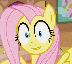 Size: 846x757 | Tagged: safe, imported from derpibooru, fluttershy, female, smiling, solo