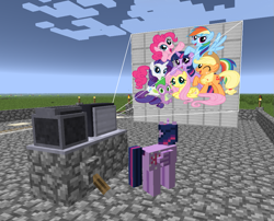 Size: 1089x882 | Tagged: safe, imported from derpibooru, twilight sparkle, alicorn, pony, female, mare, mine little pony, minecraft, mod, slideshow, twilight sparkle (alicorn)