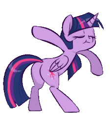 Size: 320x350 | Tagged: safe, artist:jessy, imported from derpibooru, twilight sparkle, alicorn, pony, animated, butt, female, majestic as fuck, mare, plot, self spanking, solo, spanking, steven universe, taunting, twibutt, twilight sparkle (alicorn), whomp whomp