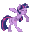 Size: 320x350 | Tagged: safe, artist:jessy, imported from derpibooru, twilight sparkle, alicorn, pony, animated, butt, female, majestic as fuck, mare, plot, self spanking, solo, spanking, steven universe, taunting, twibutt, twilight sparkle (alicorn), whomp whomp