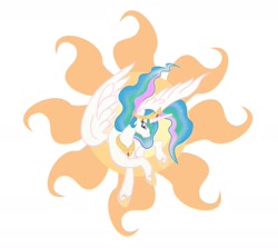 Size: 2410x2151 | Tagged: safe, artist:sunflarepony, imported from derpibooru, princess celestia, cutie mark, female, solo, sun