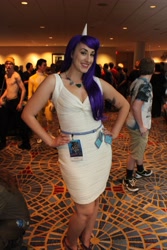Size: 3168x4752 | Tagged: artist needed, safe, artist:awesoman, imported from derpibooru, rarity, human, clothes, cosplay, dragoncon, dragoncon 2013, dress, high heels, irl, irl human, photo, shoes, tube dress