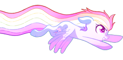 Size: 1500x734 | Tagged: safe, artist:blynxee, artist:spekkl, imported from derpibooru, rainbow dash, pegasus, pony, female, flying, mare, rainbow trail, simple background, solo, trail, transparent background