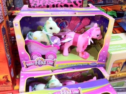 Size: 2592x1936 | Tagged: safe, imported from derpibooru, pony, bootleg, carriage, choking hazard, irl, photo, toy, wonder pony land